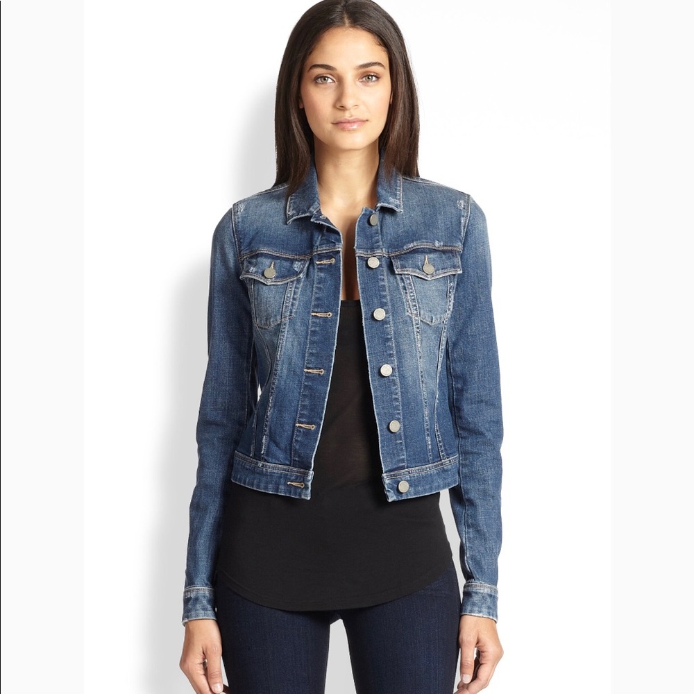 PAIGE Blue Denim Jean Jacket